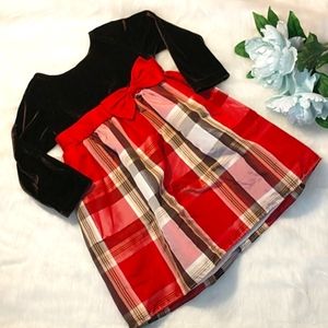 Plaid holiday dress